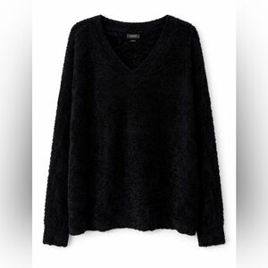 Women’s Halogen Black Fuzzy Sweater – Size 2X